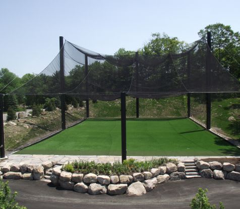 golf cage netting application