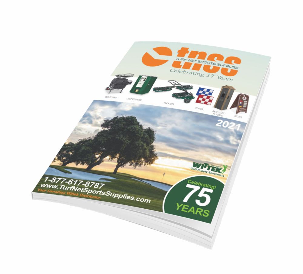 golf course supply catalog cover