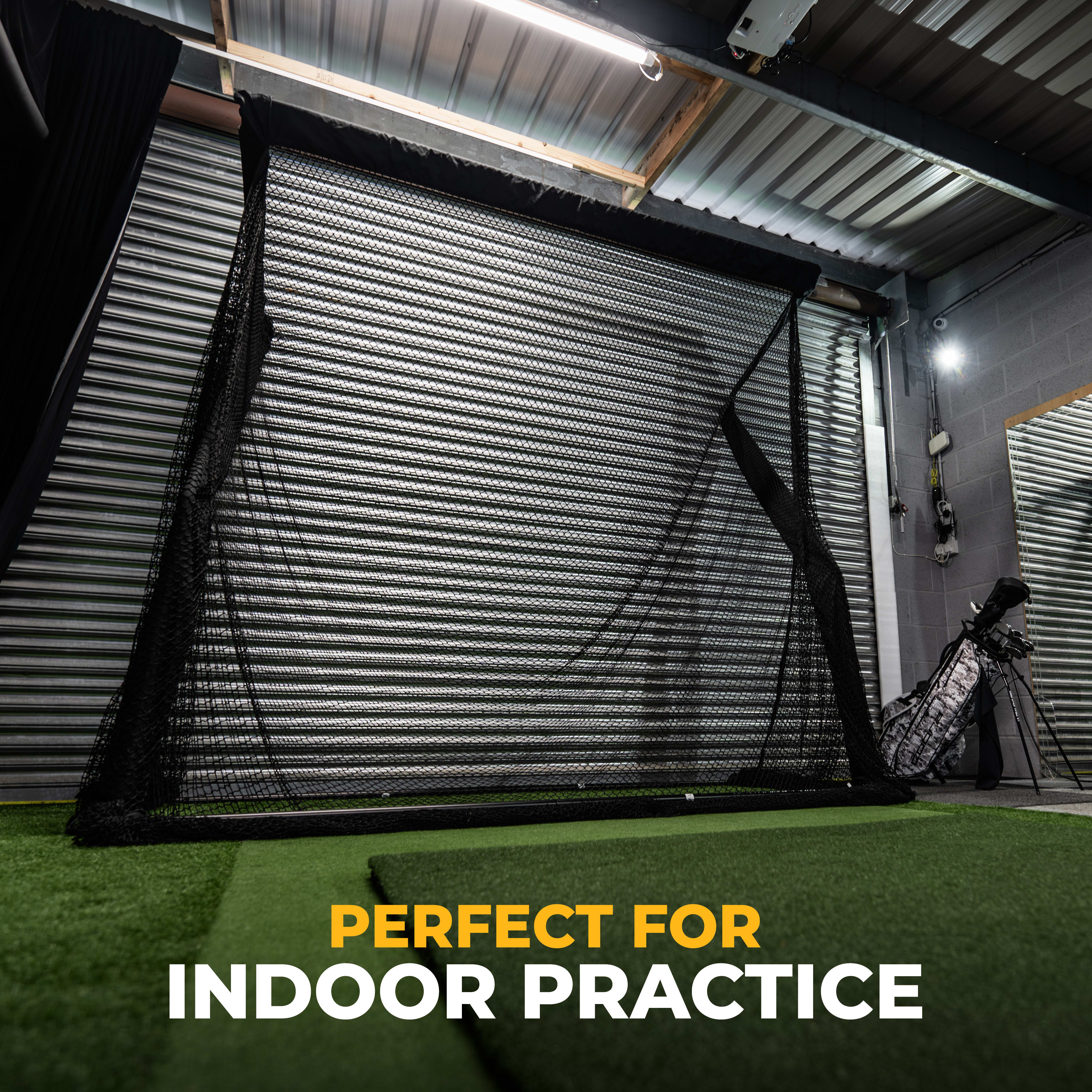 perfect golf cage for at home golf