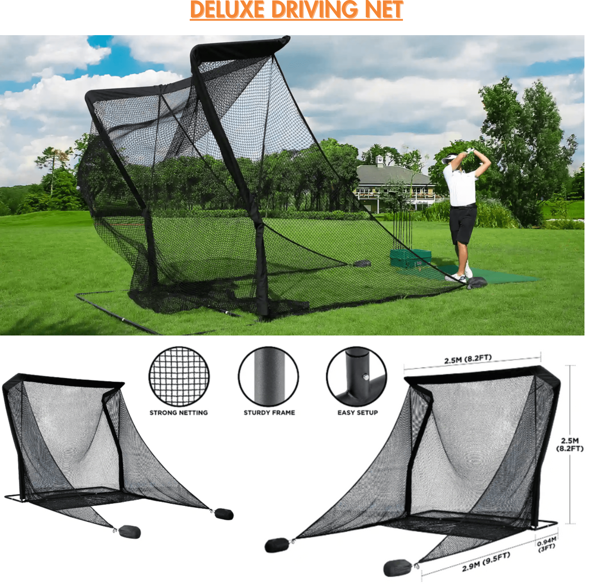 deluxe driving net