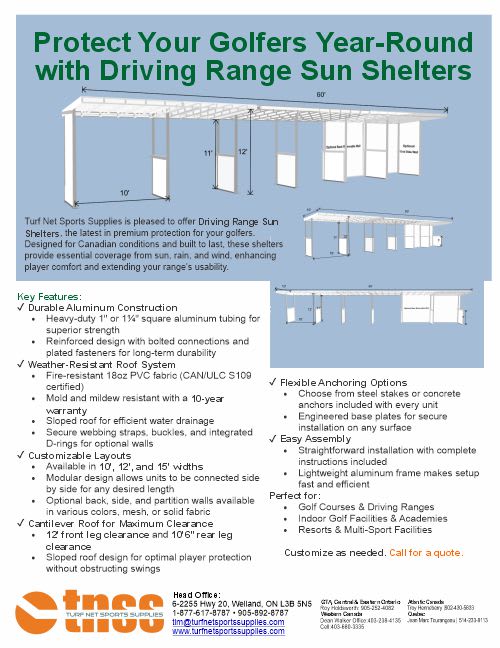 driving range shelter
