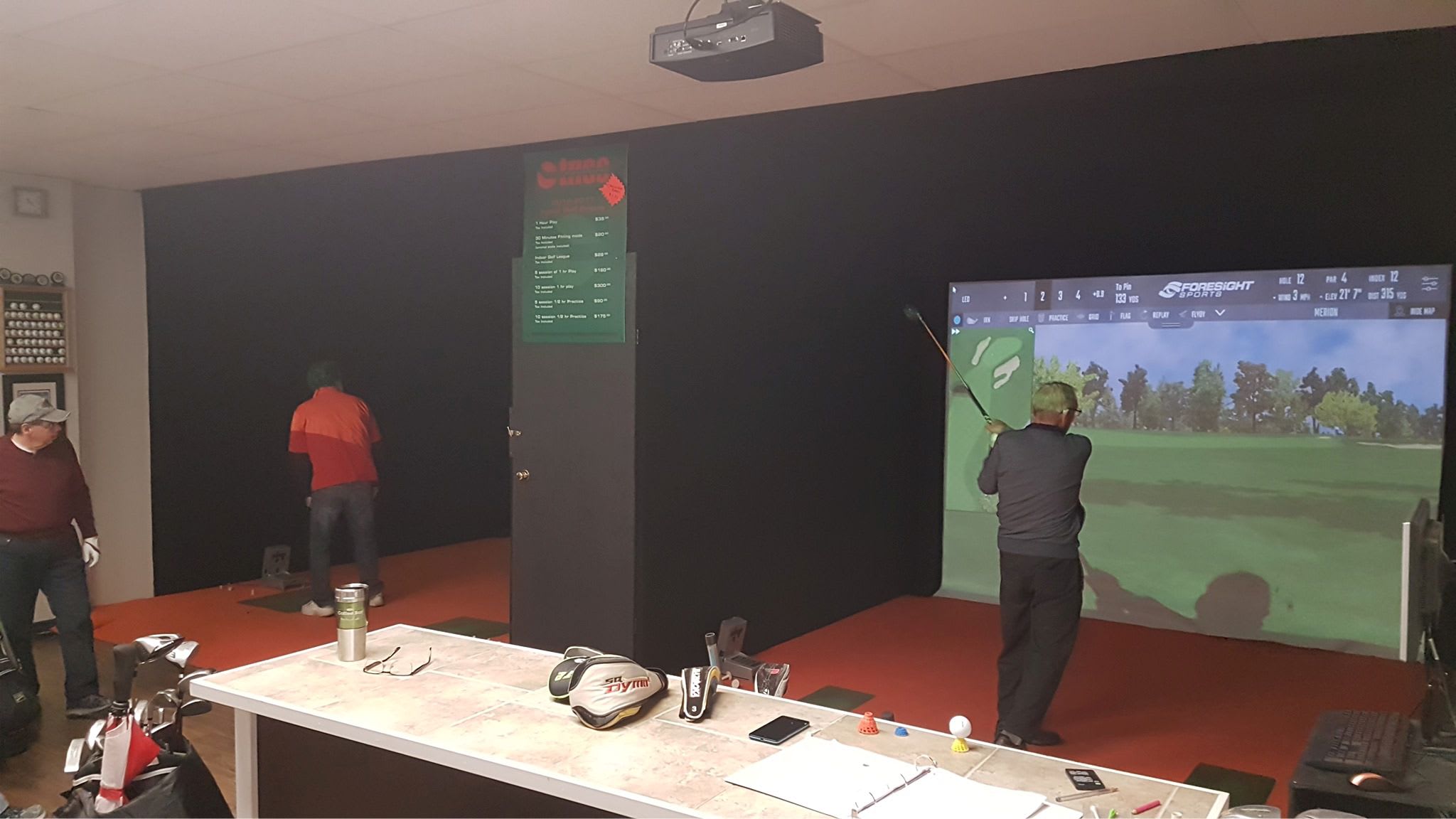 turf net golf simulator